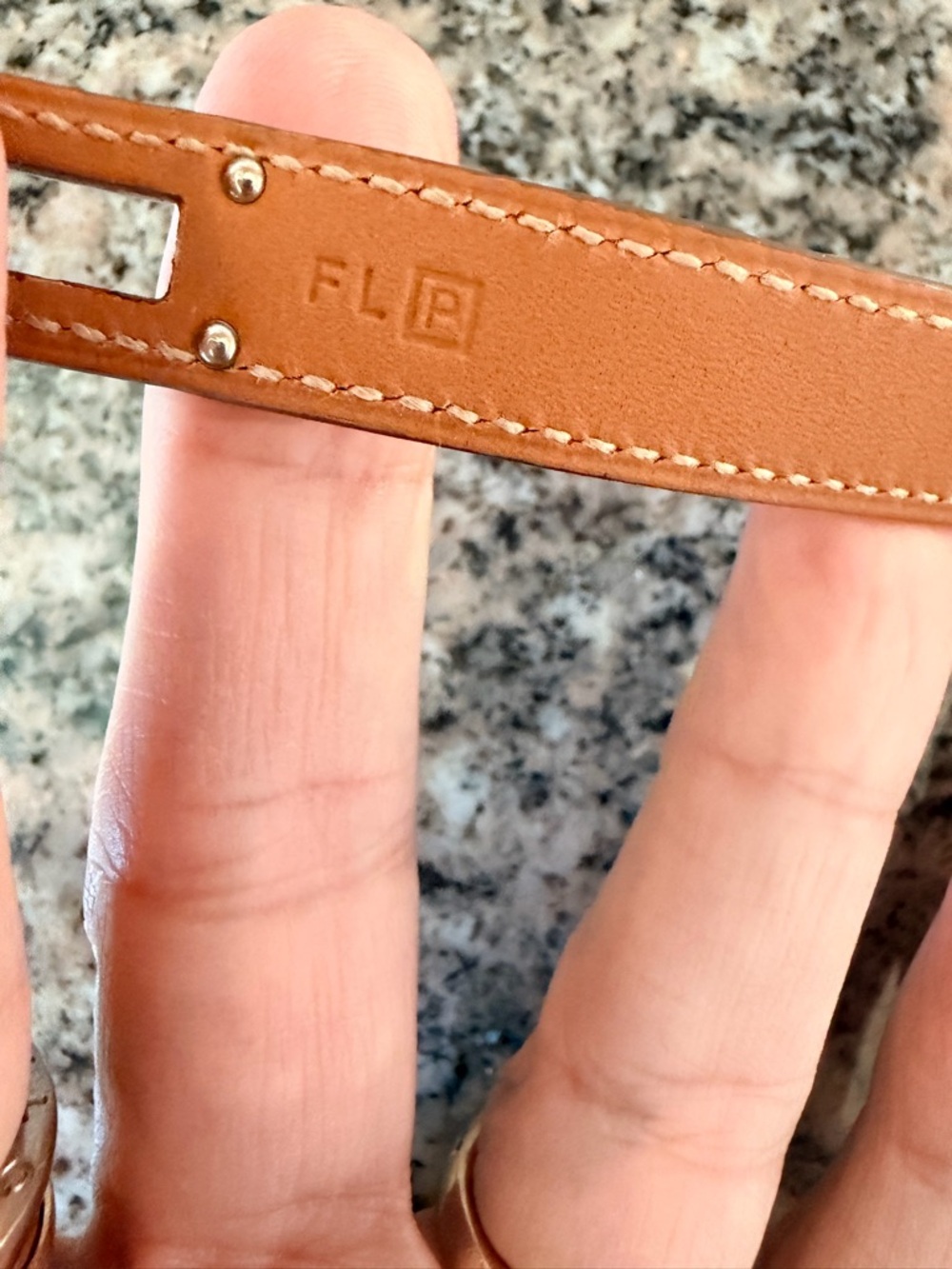 Hermes Epsom Kelly Double Tour Bracelet - Picture 7 of 12